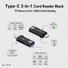 10Gbps Type-C Card Reader USB 3.2 USB Card Reader Practical TF Card Reader  Video Viewing