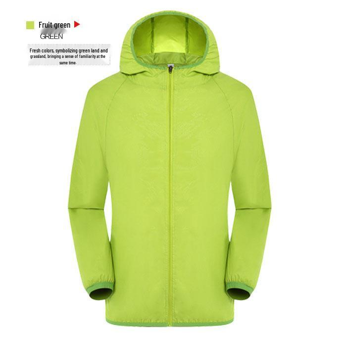 Men’s and Women’s Lightweight UV Protection Jackets – Windbreaker for Outdoor Activities, Fishing, and Advertising with Custom Logo.