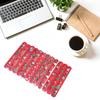100Pcs Holiday Slap Wristbands for Christmas Snap Bands for Wrist Decoration Stylish Pat Rings Party Accessories