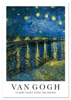 Poster Van Gogh Over the Rhone