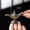 Aladdin's Divine Lamp, Incense Burner, Auspicious Cloud, Stickless Powder, Deep Tea Ceremony Ornament