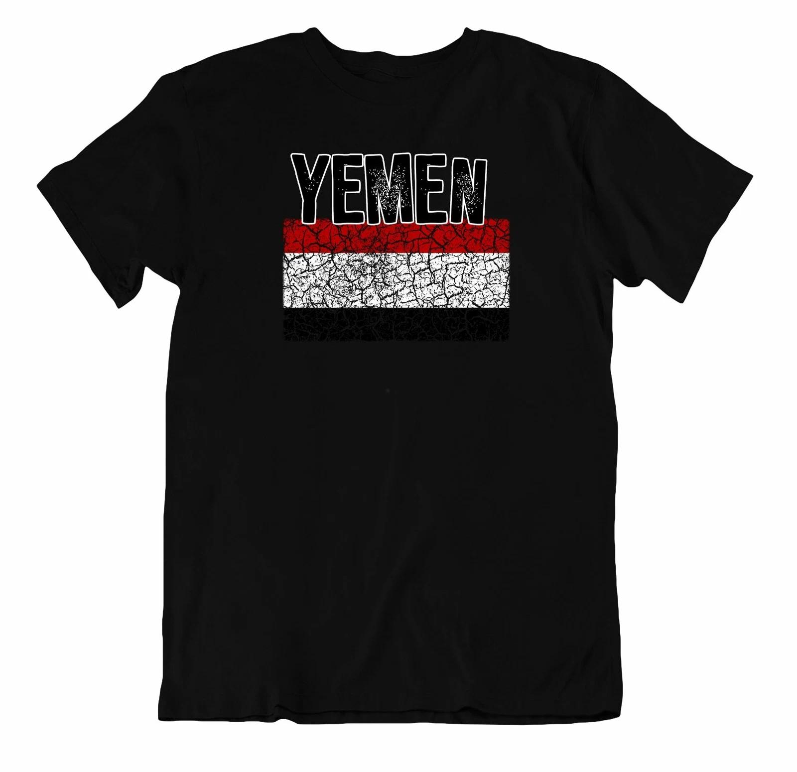 Flag T-Shirt Yemen Fashion Country Souvenir Gift Tee Pride logo 2XL