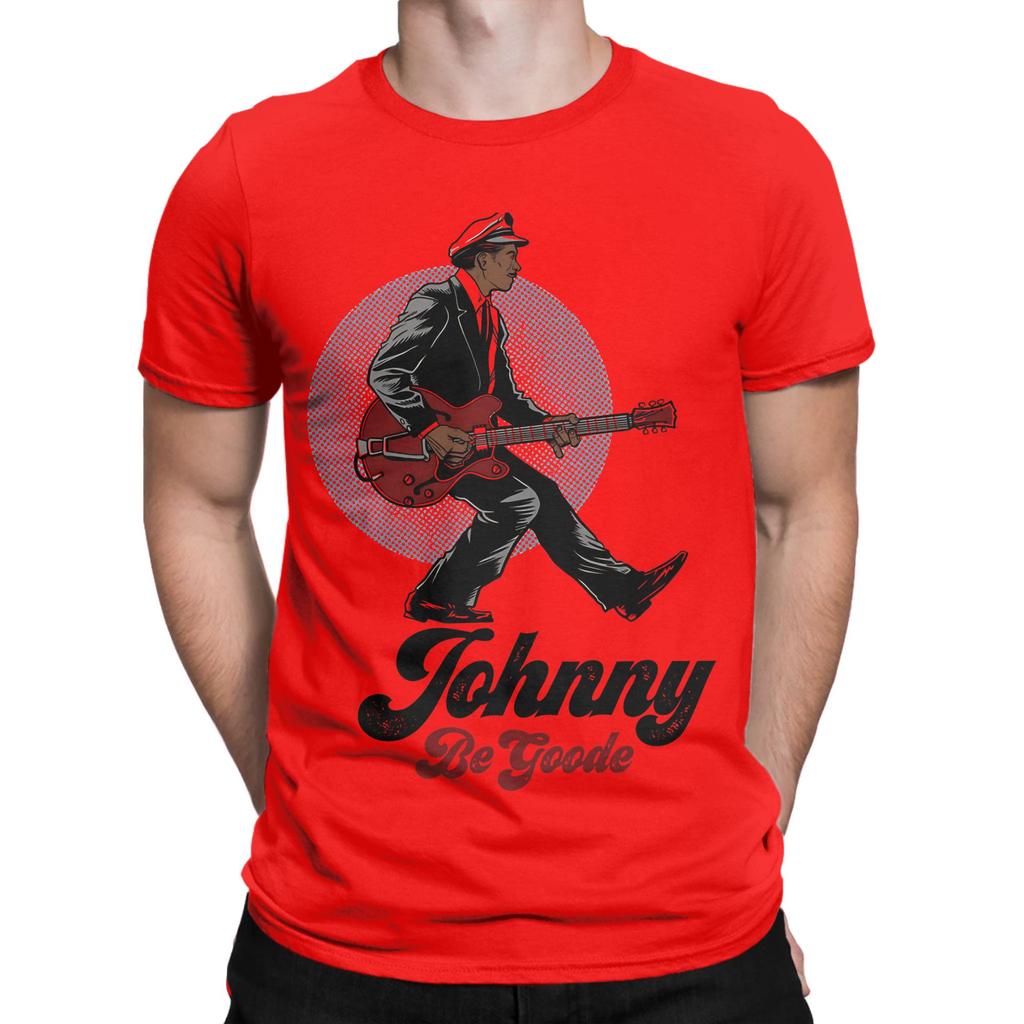 Johnny Be Goode Classic Novelty 100 Cotton Tshirt Chuck Berry Tops Tees For Unisex