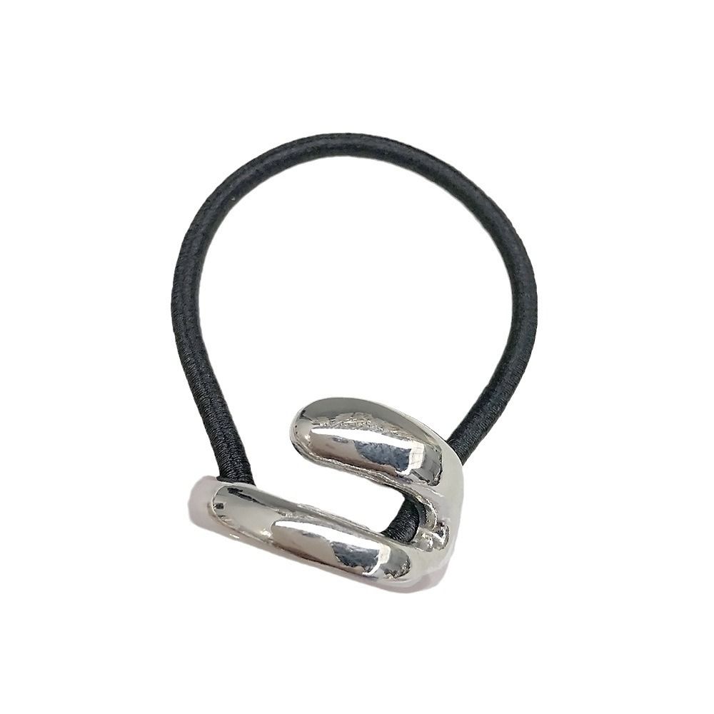 Elastic Metal Hair Tie Smooth Hair Loop New Hair Rope  Women