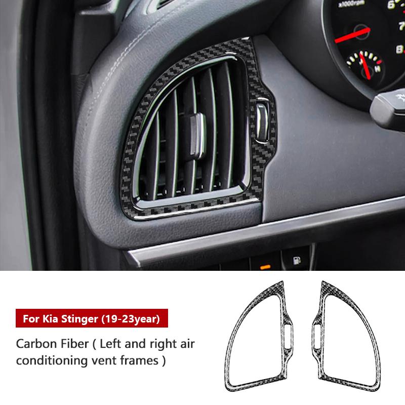 ES Carbon Fiber Other Interior Accessories for KIA Stinger 19-23 Year Full Set of Parts Carbon Fiber Stinger Accessories