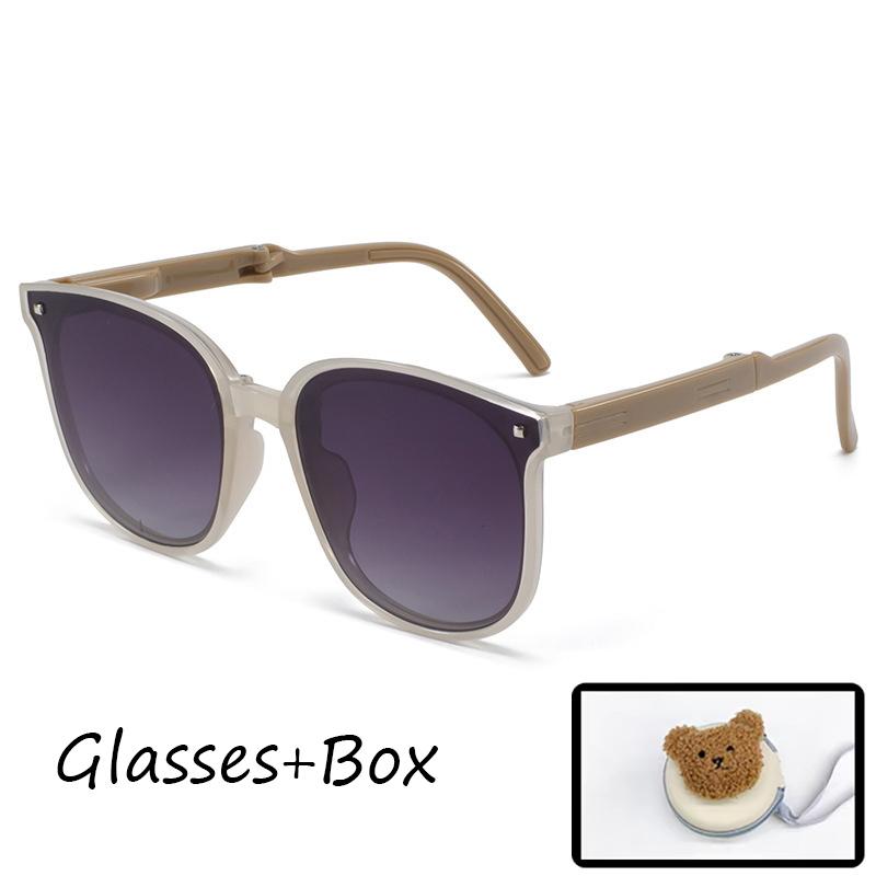 2025 UV400 protection for girls, no eye damage for babies Folding children's sunglasses for boys
