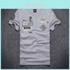 Man Tees Air Force One Mens Embroidered Short Sleeve Tshirt Casual Cotton Tee For Men