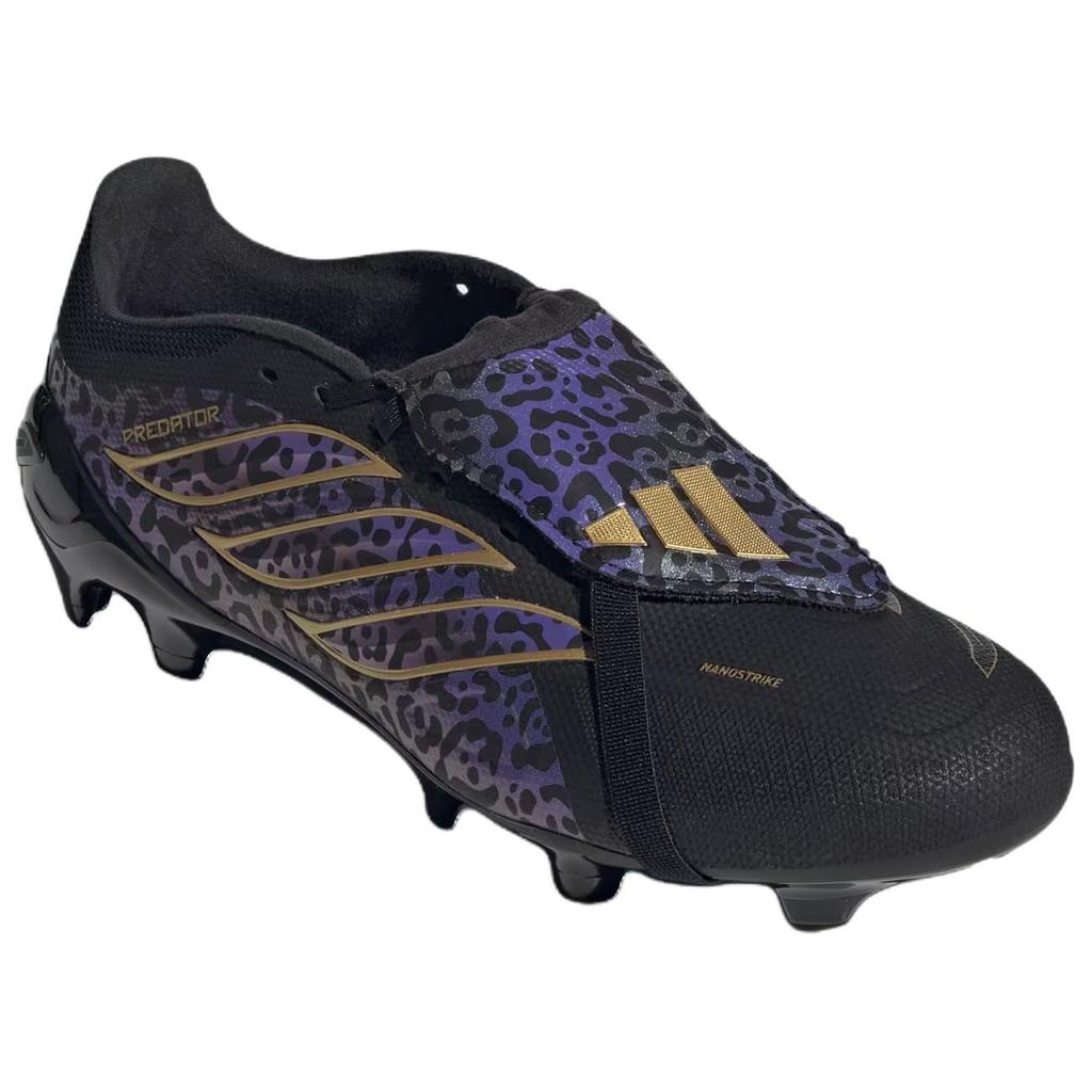 adidas Predator League Fold-Over Tongue FG MG Kaka Unisex Cleats Black Core-Black Gold-Metallic KI5872