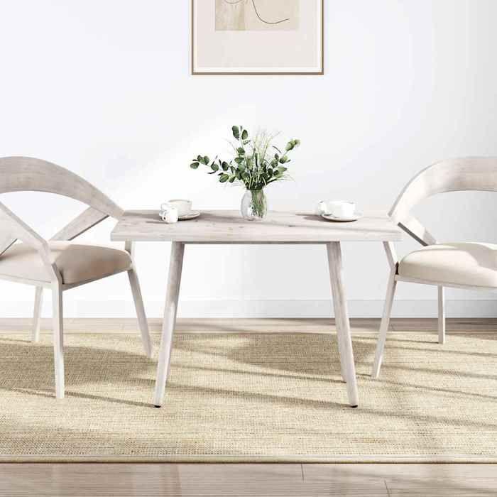 VidaXL Dessus de table blanc 100x50x2,5 cm bois de pin massif 824406