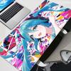 Anime Gaming Mouse Mat Hatsune Miku Mouse Pad for Desk Mousepad NonSlip Rubber Base Computer Keyboard Wrist Rest for Office PC