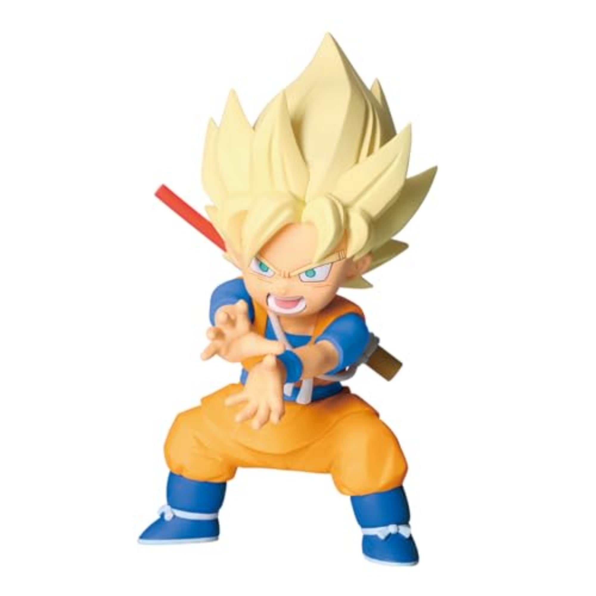 Фигурка Сон Гоку Супер Сайян из Dragon Ball DAIMA с панелью (Мини)
