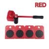 5PCS Heavy Duty Furniture Lifter Transport Tool Furniture Mover Set 4 Move Roller Wheel Bar for Lifting Moving Furniture Helper