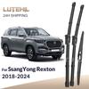For SsangYong Rexton Y400 Y450 Y461 2018-2024 Wiper Front & Rear Wiper Blades Windshield Windscreen Window Brushes 26"+20"+13"