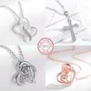 925 Silver Bead Necklace Pendant AAA Zircon For Women Clavicle Chain Necklaces Wedding Party Fashion Jewelry Gift