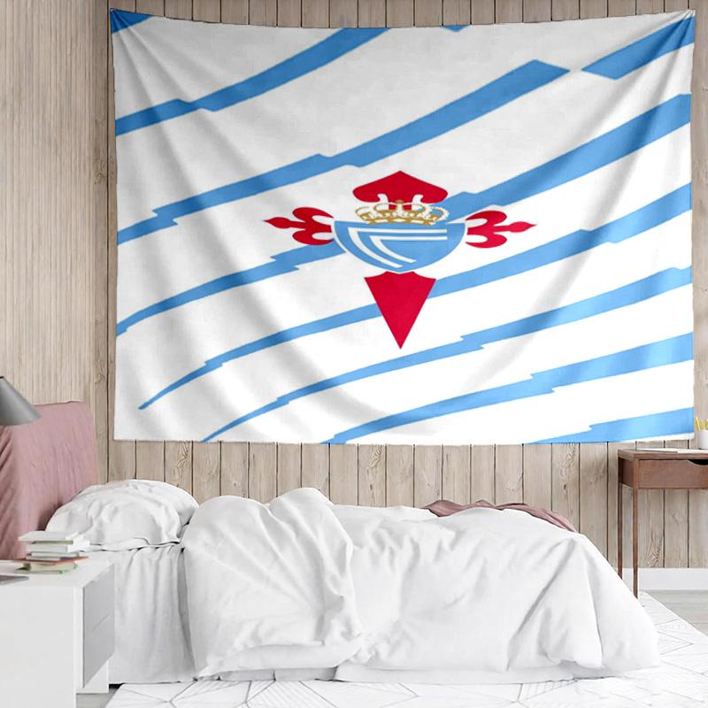 Celta Vigo Crest Design Tapestry Accessories Playroom Tapestry, for Bedroom,Livingroom, dormitory Room Wall Decor Fan Birthday Gifts