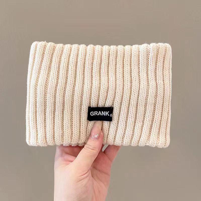 Women's Autumn & Winter Slouchy Knit Beanie - Large Head Fit, Face-Slimming Wool Hat