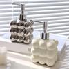 300ml Liquid Soap Dispenser Press Separated Bottle Bathroom Accessories Ceramic Household Body Wash Shampoo Dispenser Bottle