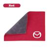 Microfiber Car Drying Towel Suede Coral Velvet Car Cleaning Cloth For Mazda 2 3 4 5 6 7 8 323 626 CX3 CX5 CX7 CX9 RX8 MX3 MX5 NH8