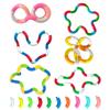 1/3/5Pcs Tangle Fidget Toy Twisting Sensory Hand-Eye Coordination Toy Anxiety Relief Finger Toy for Kid Adult Fine Motor Skills