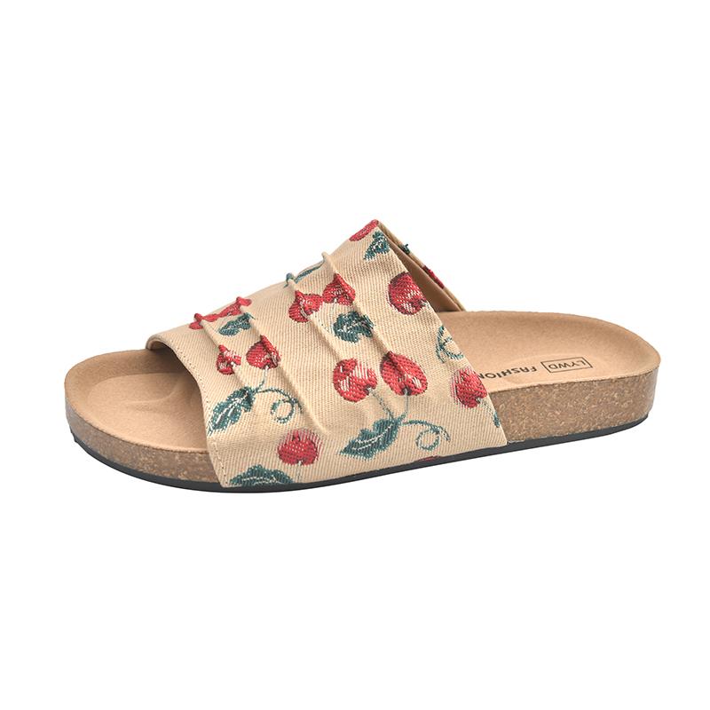 Fashion 2025 Summer Thick Heel Sandals Women's Flip Flops Beachside Slippers Soft Bottom Platform Clogs Trendy Sensation Sole Shoes