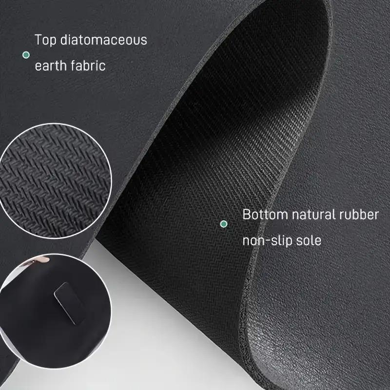 Super Absorbent Dish Drying Mat Non Slip Rubber Bottom Waterproof Quick Dry Pad for Kitchen Bathroom Pet Feeding Restaurant Use