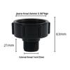 Cross-Border Hot-Selling Plastic Drum Valve Conversion Joint: 60 Fine Thread to Hose Thread Adapter
