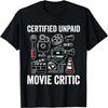 Movie Critic Cinema Film Fan Lover Funny Reviewer Director T-Shirt