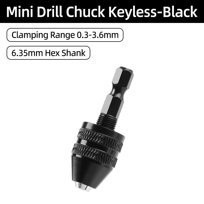 1PC Quick Change Keyless Drill Bit Chuck Hex Shank Adapter Converter Tool Three-Jaw Chuck Electric Grinder Drill Chuck