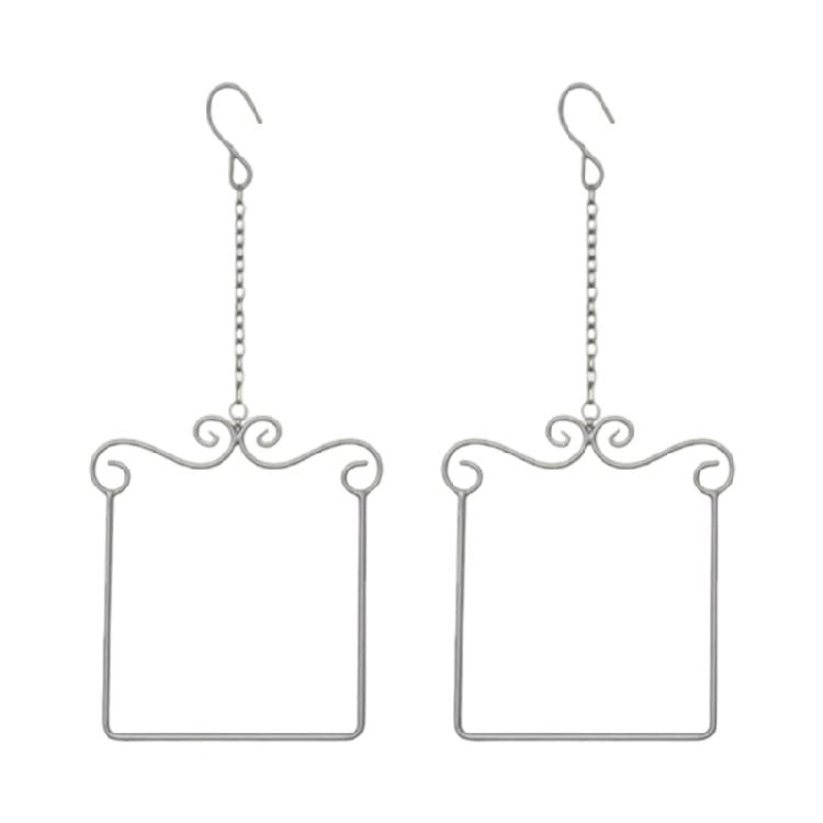 2lost Beautiful Hanging Hummingbirds Feeder Metal Bottle Humming Bird Feeder With Circulars Metal Holder And Perches серебряный
