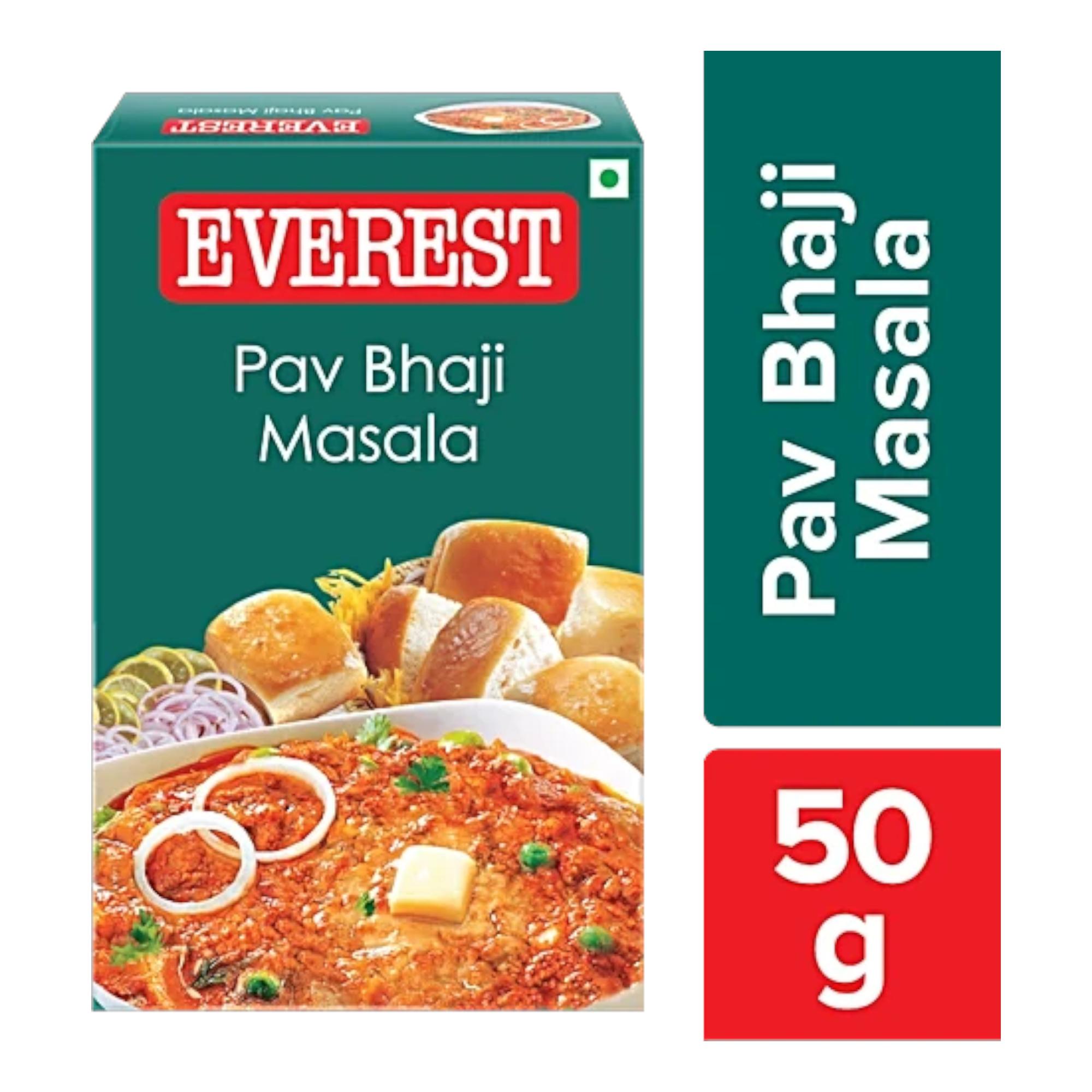 

Everest Pav Bhaji Masala 50g Pack Of 1 – Authentic Indian Spice Blend For Tasty Veg Meals