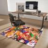 1pc Street Fighter Chun-Li Anime Cartoon Design Office Chair Mat Non-Slip Carpet for Home Decor, Gaming Room, Seasonal Gift.Y019