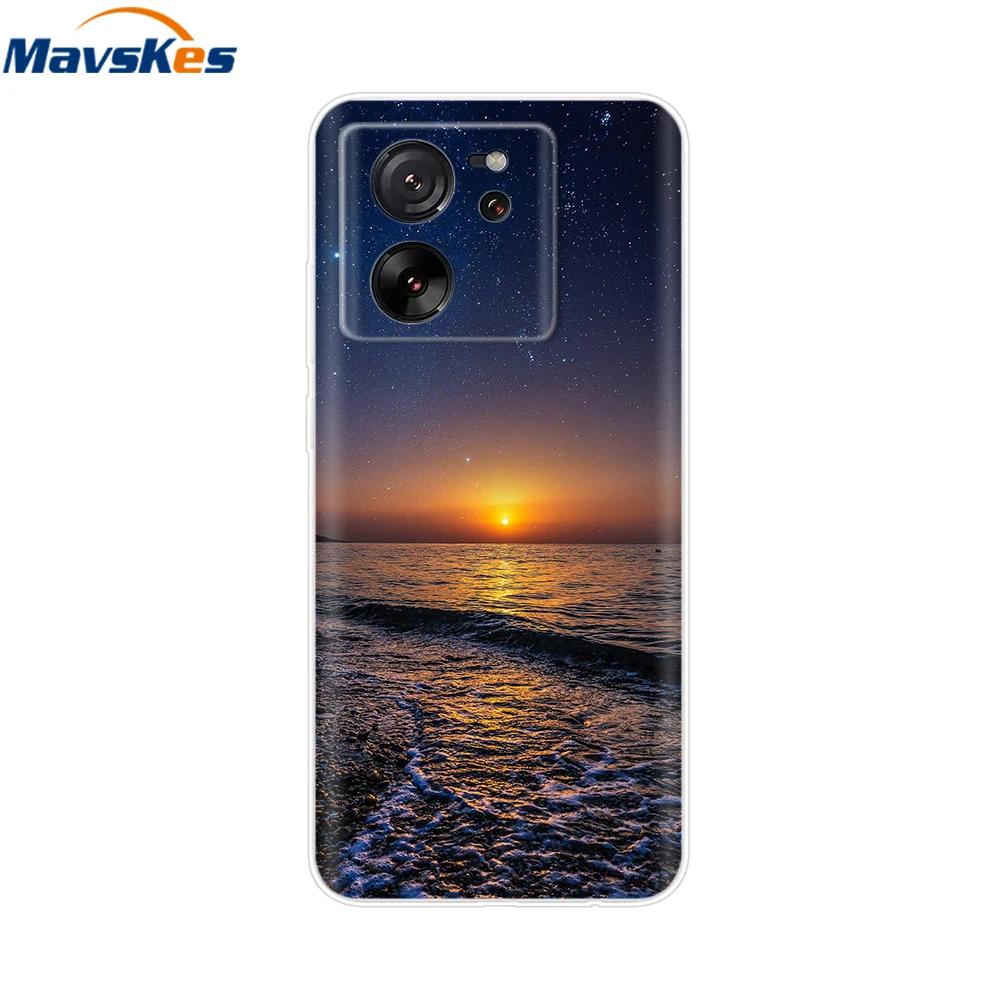 Mobile Phone Bag Case For Xiaomi 13T Case Mi13T Soft Silicone Cover For Xiaomi 13T Pro Clear Bumper For Xiaomi Mi 13T Pro Coque
