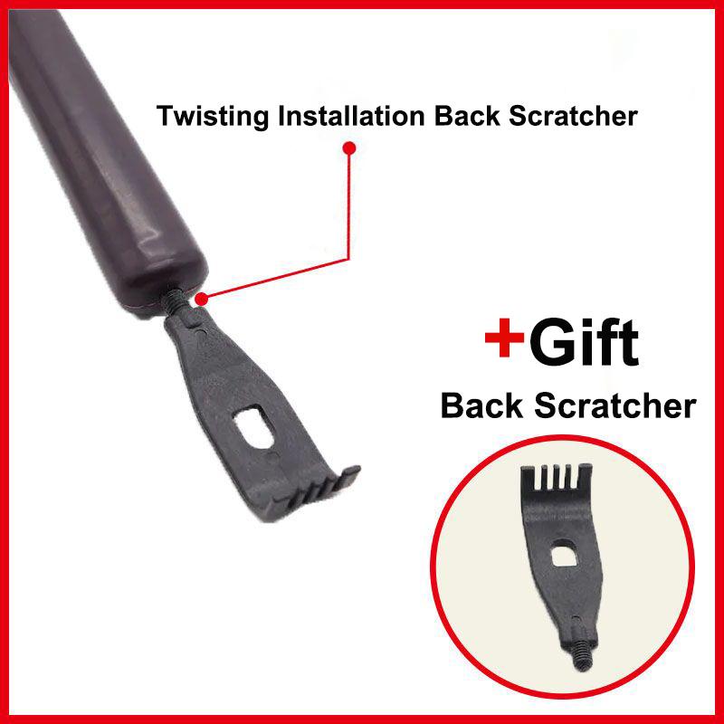 Portable Massage Stick For Back Neck Legs Pain Relief Scalable Hammer Design With Ergonomic Back Scratcher