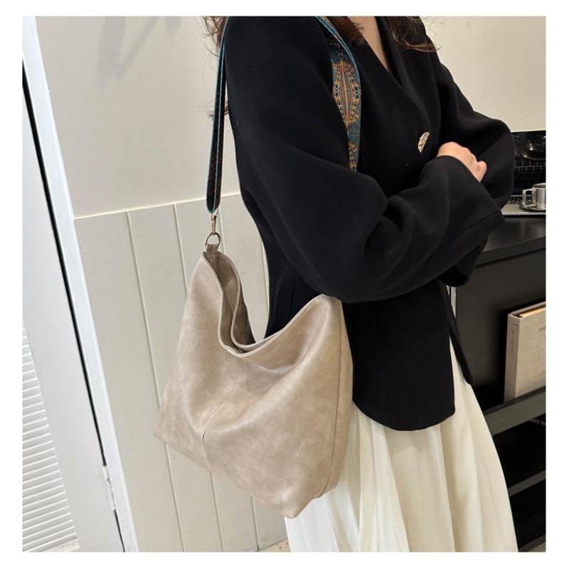 2025 Summer New Fashion Handheld Single Shoulder Crossbody Large Capacity Bucket Bag