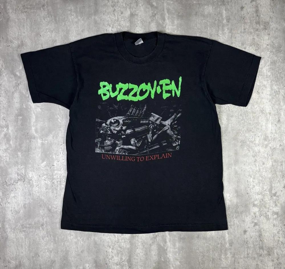 Unisex Short Sleeve Crew Neck Cotton T Shirt Buzzoven Band XXL