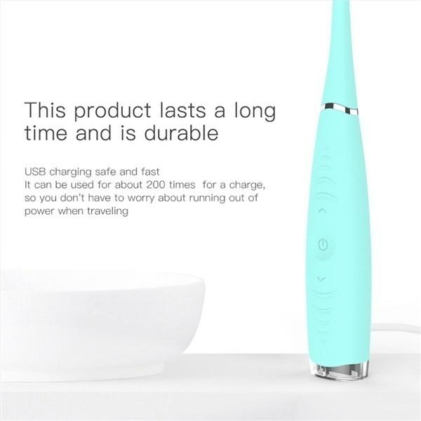 Electric Dental Scaler Tooth Calculus Remover Tooth Cleaner Tool Teeth ...