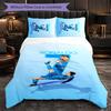Set Biancheria da Letto Cristiano Ronaldo 3 Pezzi Morbido Set Copripiumino con Federe Set Decorazione Camera da Letto per la Casa