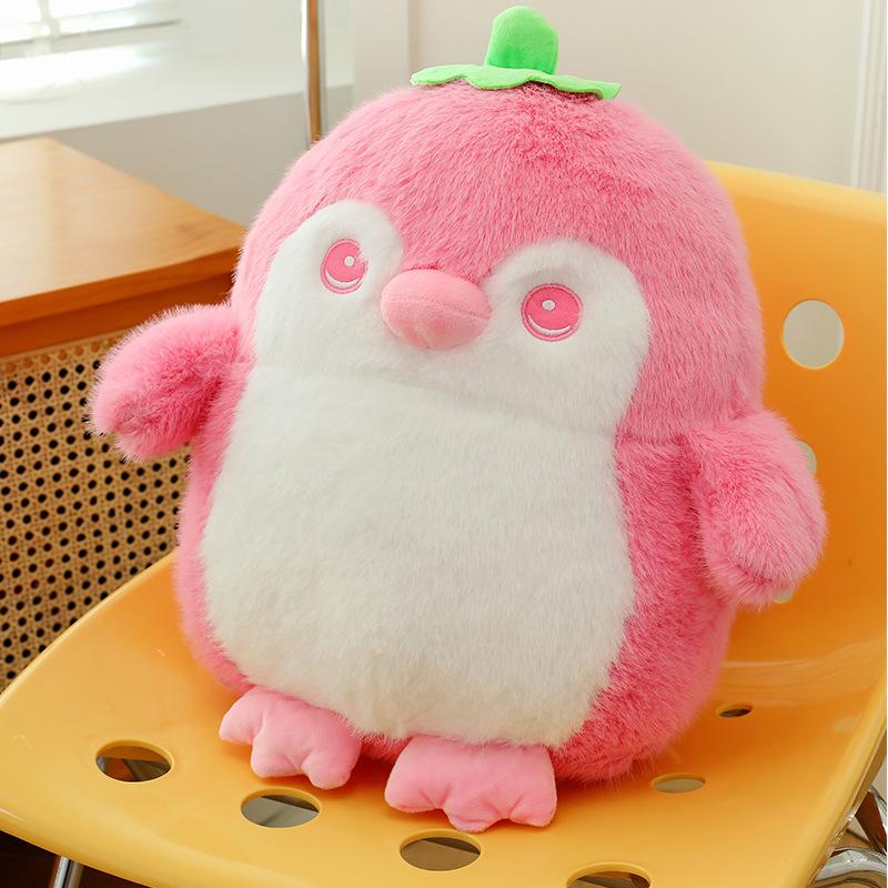 Desene Animate Fruct Pinguin Fruct Fruct Păpușă Pinguin Polar Păpușă de Pluș Companie Copii Pentru a Consola Fete Pernă Cadou