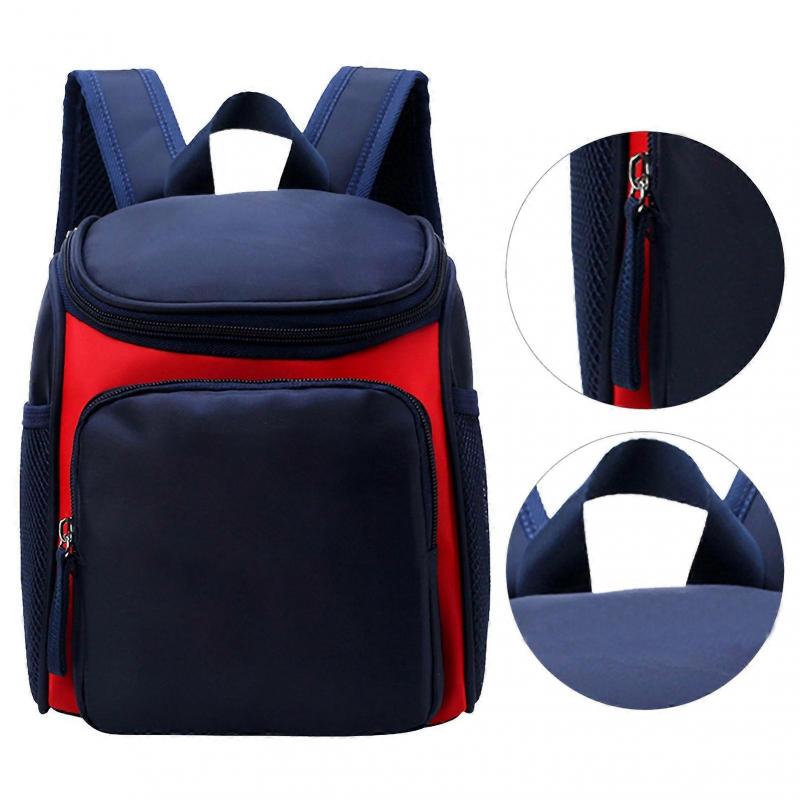 Fashionable Cute Cartoon Superman Kindergarten Kids Schoolbag Children Backpack (Dark Blue)