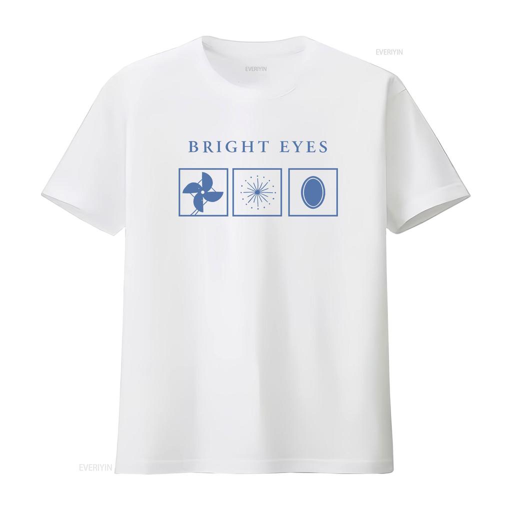 Band Bright Eyes Music Album White T Shirt All Size Ll2008 Vintage Washed Graphic Versatile Stylish Comfortable Fashion