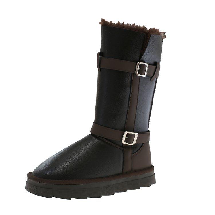 Northeast Boots 2025 Winter New Thick-soled Snow Boots Women's Fur Integrated Warm Short Boots Piled and Thickened