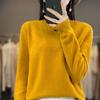 Knitted Sweater for Women In Autumn and Winter, Loose Round Neck, Inner Layer, Pullover, Solid Color, Versatile, Outer Layer