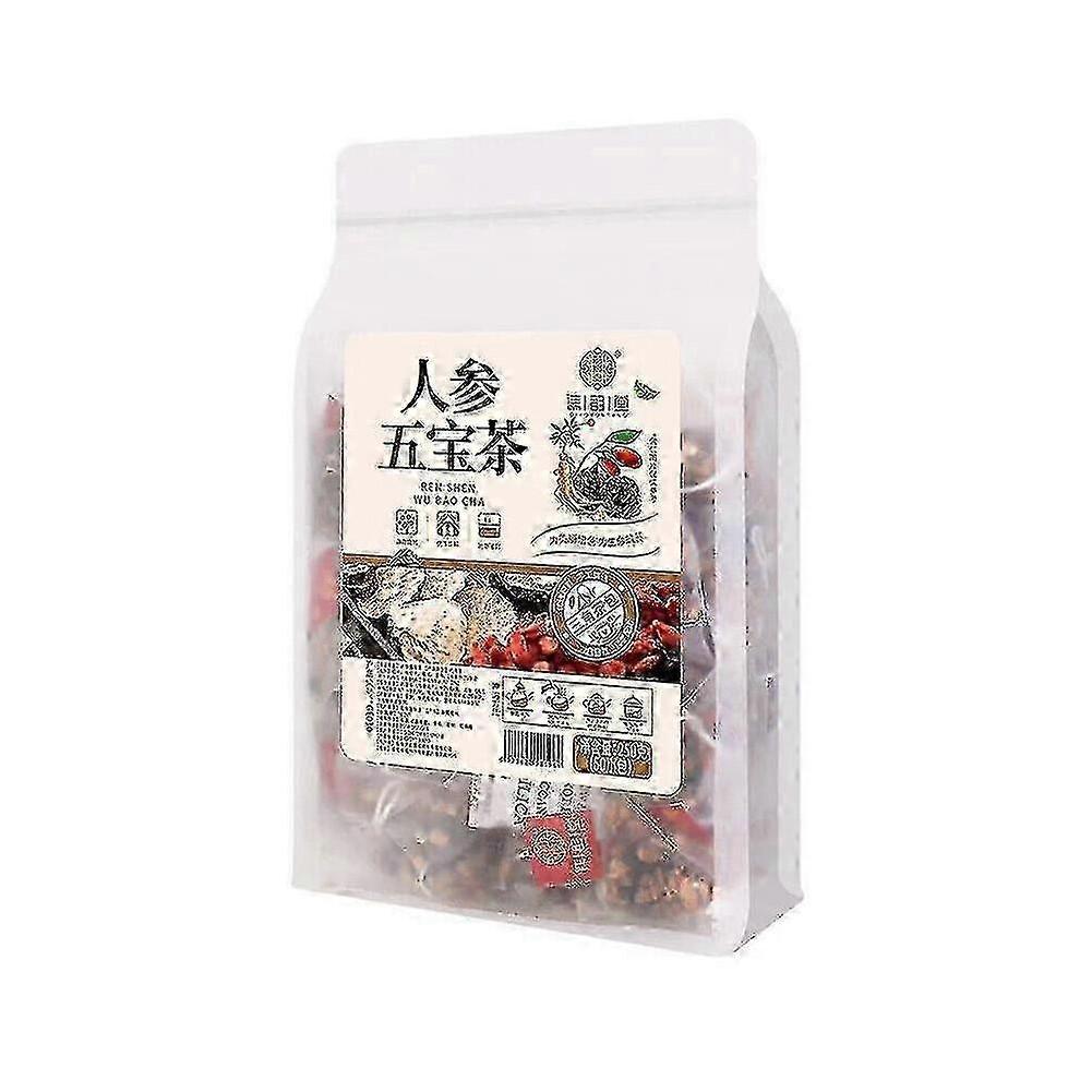 (1 Sacchetto 50 Pezzi) 20-150 pezzi Tè alle Cinque Delizie di Ginseng Tè alle Erbe 250g