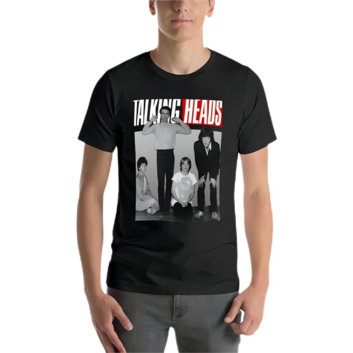edtSEDTEefed Vintage Talking Heads T-Shirt Anime t-Shirt t-Shirt Mens Big and Tall t Shirt S чёрный