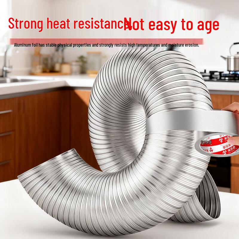 Miloqi High-Temperature Self-Adhesive Aluminum Foil Tape
