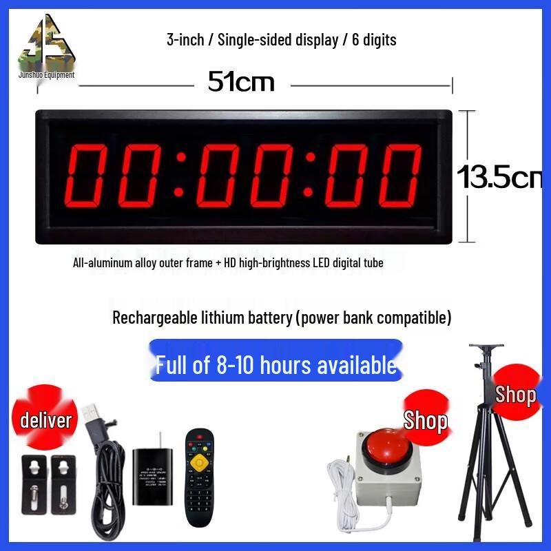 LED Digital Countdown Stopwatch