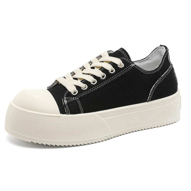 Big head Derby shoes thick sole cushioning comfortable casual shoes original design niche board shoes