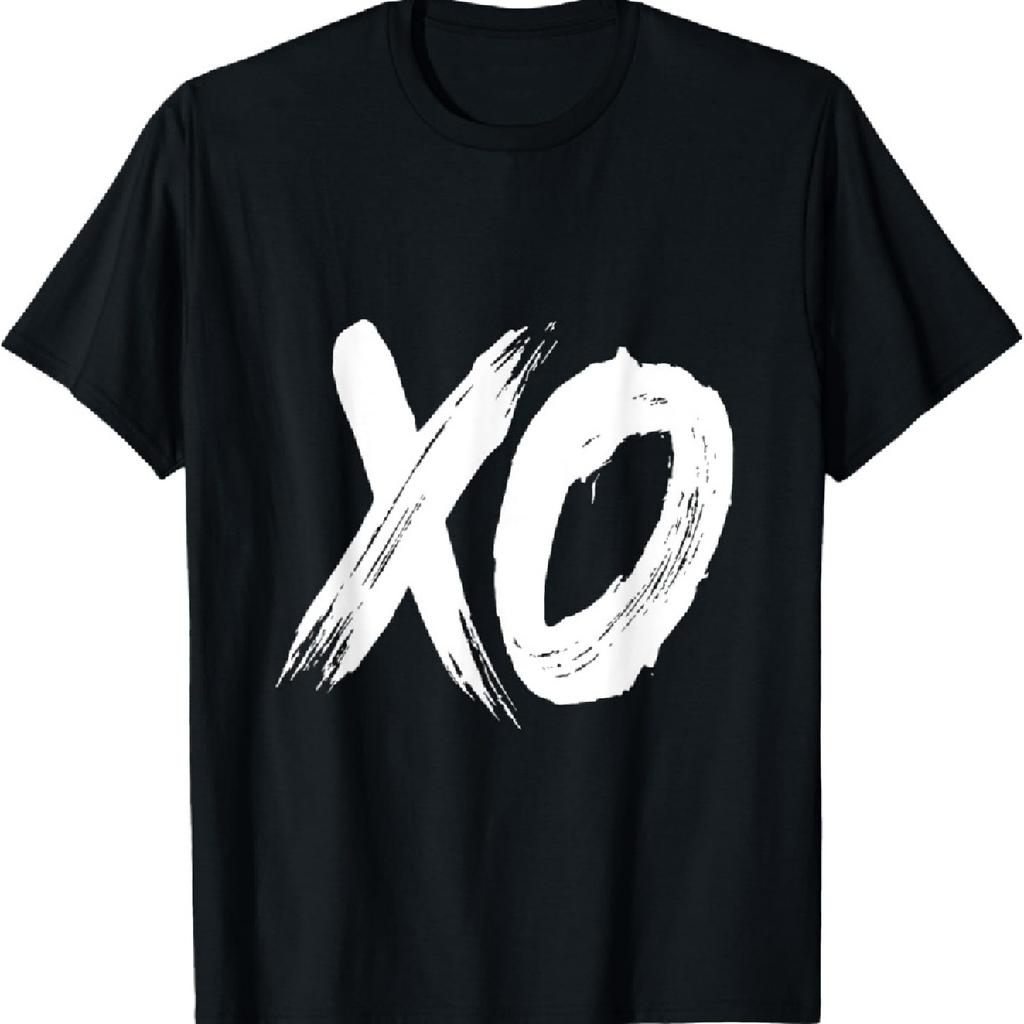 Hugs and Kisses XO Women's Valentine's Day Love Themed T-Shirt - Black, Small