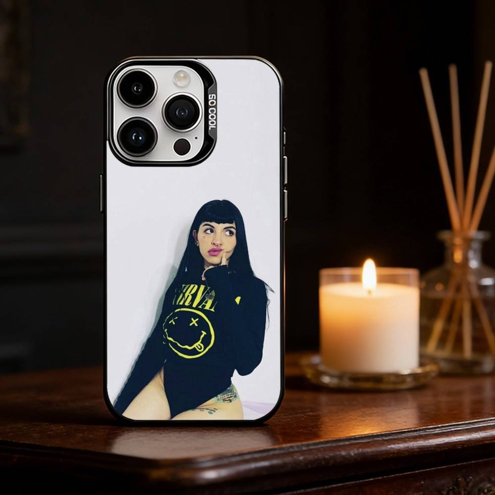 Rapper C-Cazzu Singer Phone Case For iPhone 17,16,15,14,13,12,11,Pro Max,Plus Candy Silver Cover