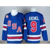 Men Women Ice Hockey Training Jersey Long Sleeve Sportswear NHL Team Utah Grizzlies Devils Kraken Blue Jackets